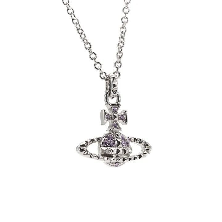 Vivienne Westwood Vivienne Westwood Mayfair Classic Saturn Pendant Necklace Size ONE SIZE - 6 Thumbnail