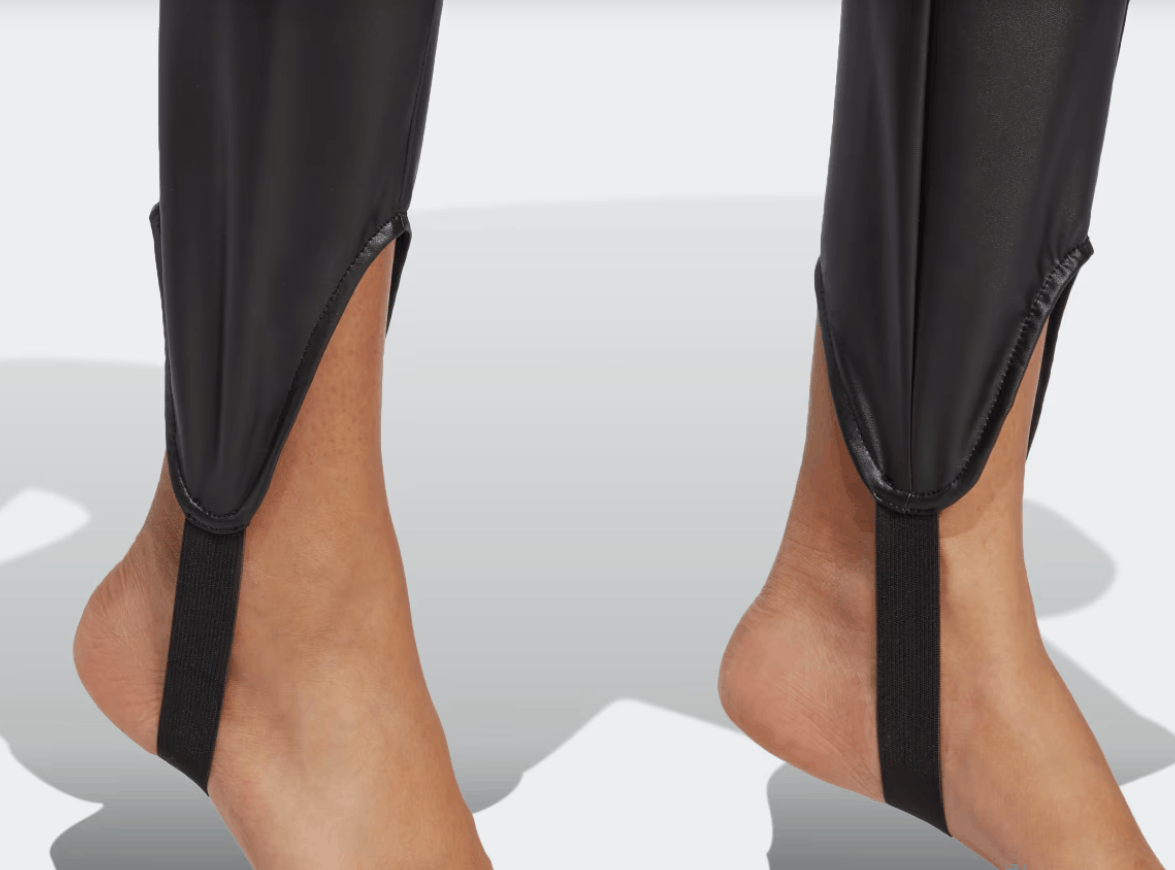 Adidas Adidas IB4543 Faux Leather Stirrups Legging Black ( S ) Size 28" / US 6 / IT 42 - 6 Thumbnail