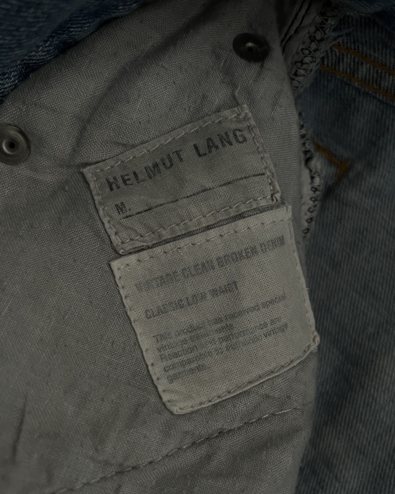 Helmut Lang Helmut Lang 2003 Vintage Clean Broken Denim Jeans Size US 30 / EU 46 - 8 Thumbnail