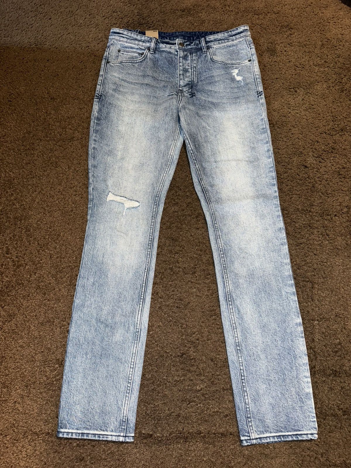 Ksubi Ksubi Chitch Spray out Yellow Jeans Size US 34 / EU 50 - 1 Thumbnail
