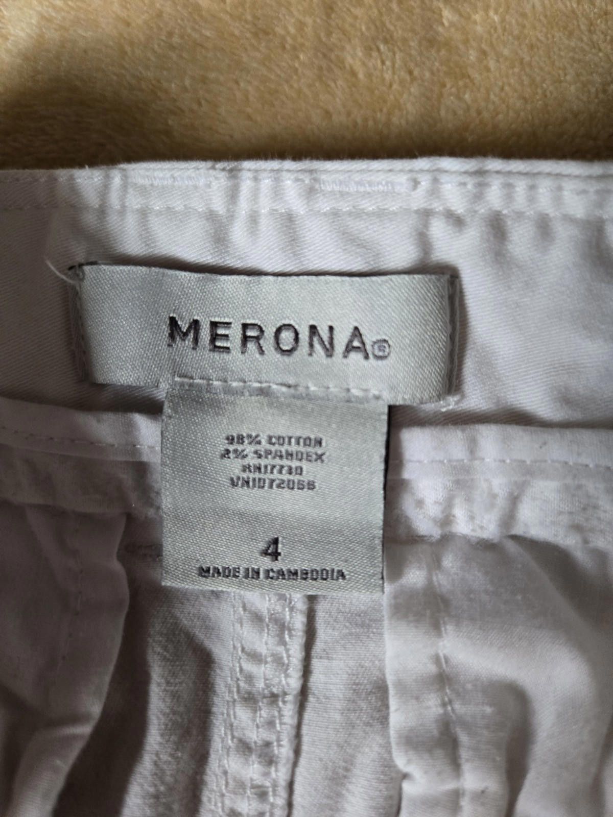 Merona Merona All White Skirt Knee Length Midi Pencil Women Size 4 Size 27" / US 4 / IT 40 - 5 Thumbnail