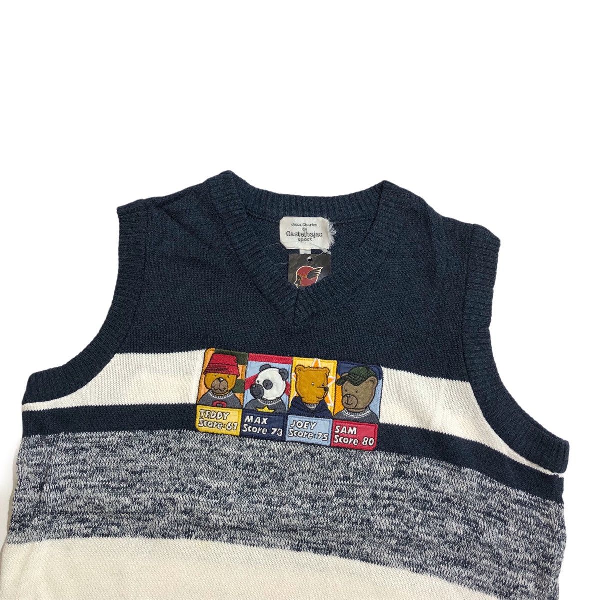 Designer × Jean Charles De Castelbajac VTG JEAN CHARLES DE CASTEL BAJAC VEST KNIT Size US S / EU 44-46 / 1 - 2 Thumbnail