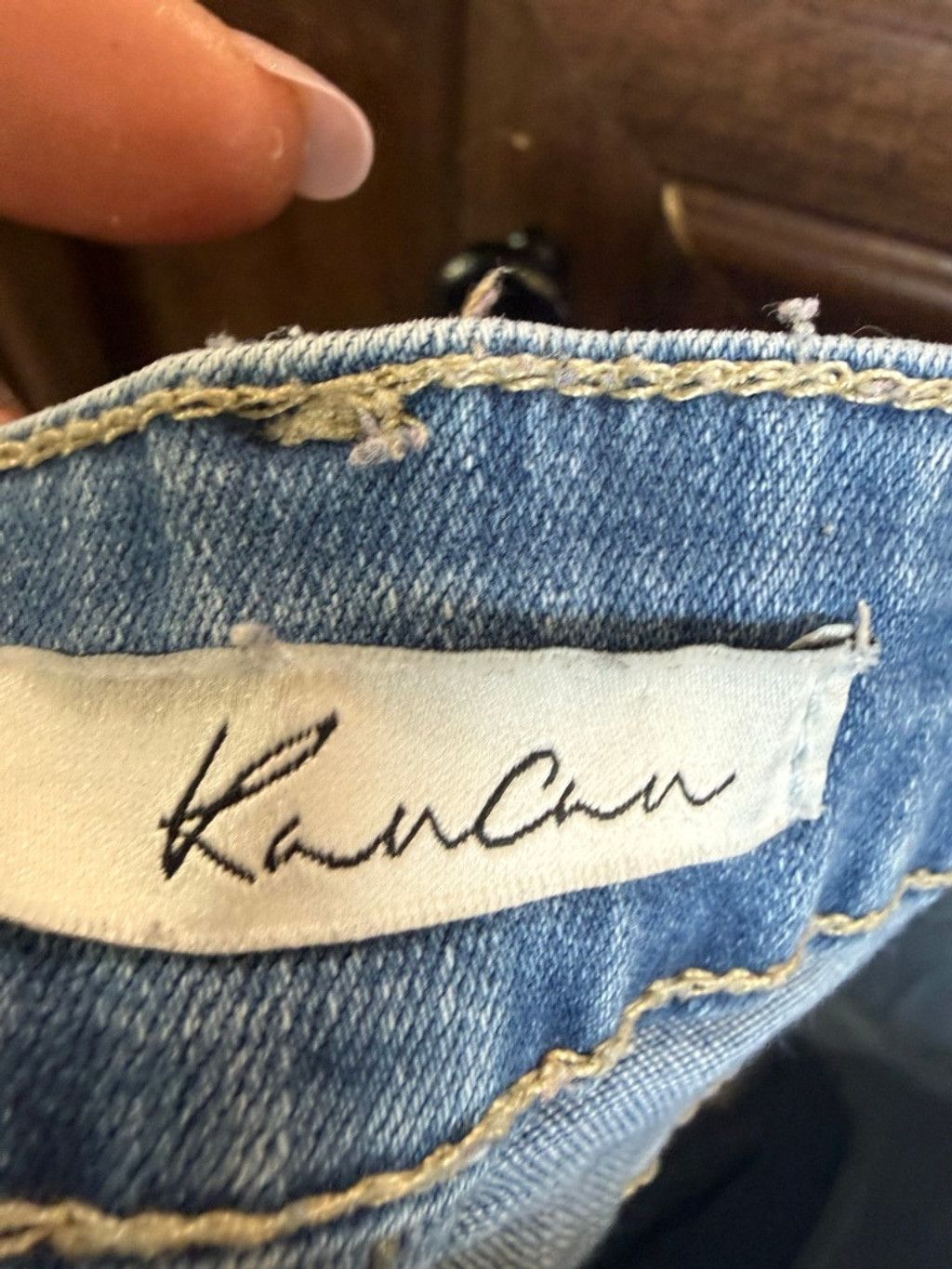 Kancan USA Juniors KanCan Jean Shorts Size 7 Blue Size 28" / US 6 / IT 42 - 8 Thumbnail