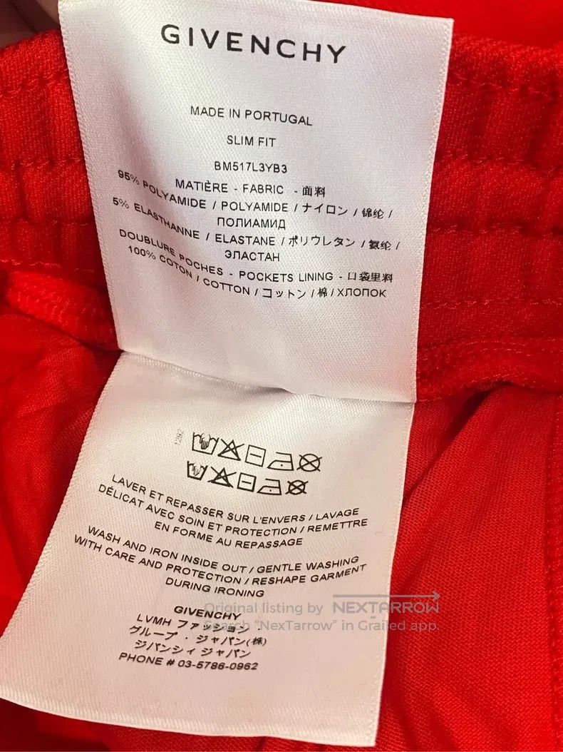 Givenchy Givenchy size S Red Casual Sweatpants Size US 27 - 5 Thumbnail