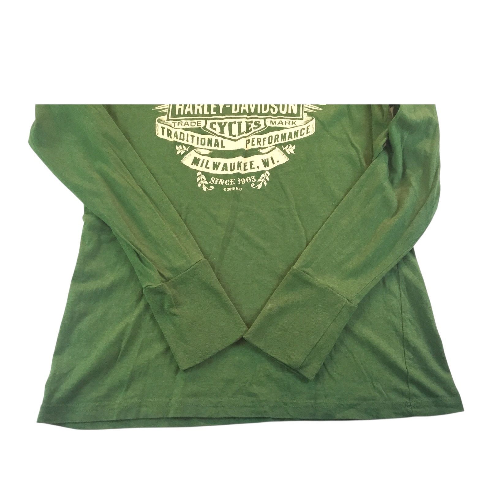 Harley Davidson Harley-Davidson Dover OH Women's V-Neck Long Sleeve Large Size L / US 10 / IT 46 - 5 Thumbnail
