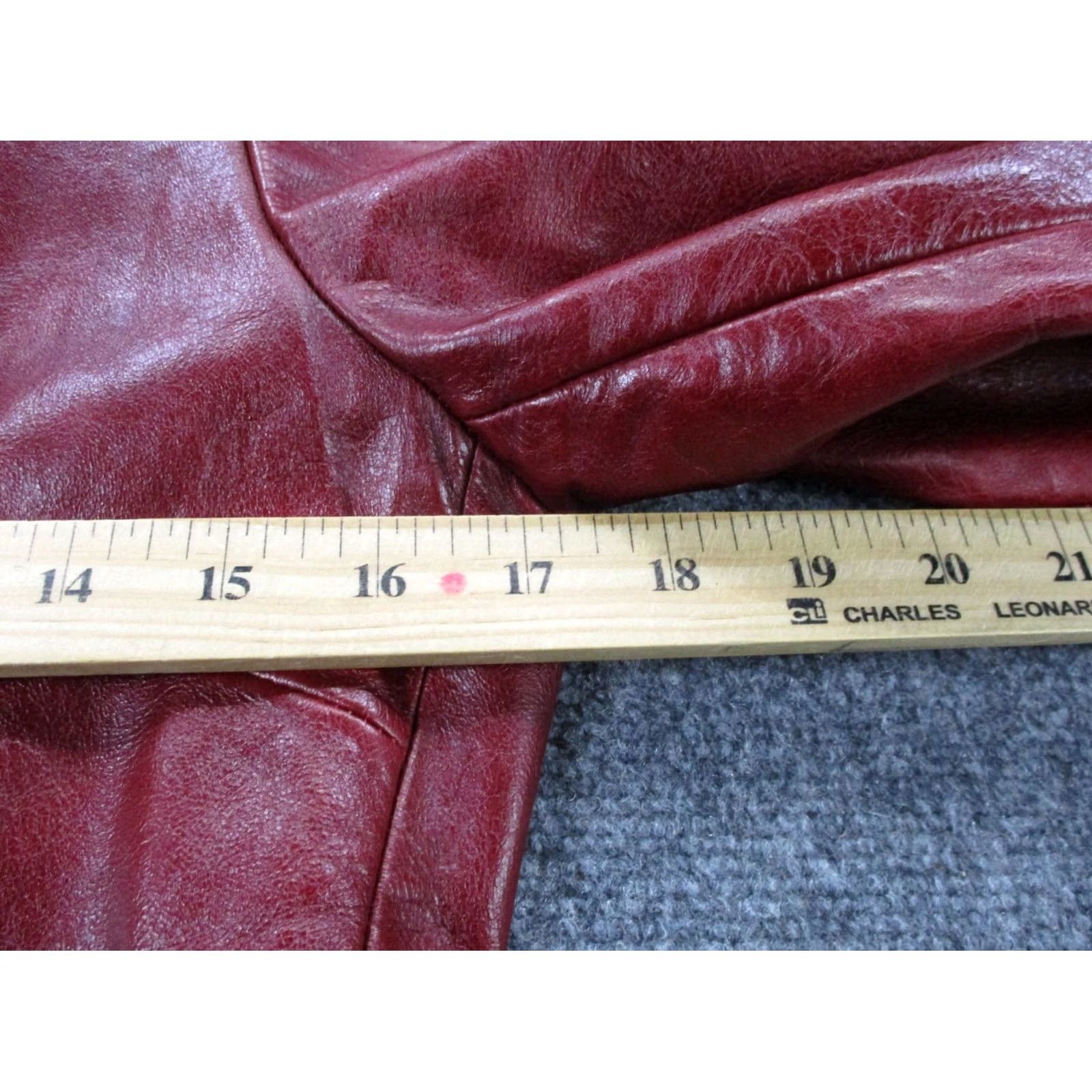 Gap VINTAGE Gap Jacket Womens S Red Leather Coat Biker Lined Windproof Pockets Casual Fall Spring Summer Winter Mens Womens Girls Boys Size S / US 4 / IT 40 - 5 Thumbnail