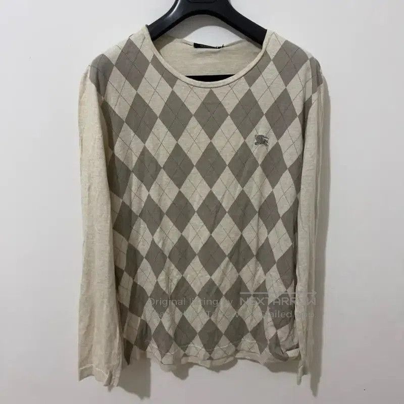 Burberry Burberry Men's Gray Summer Knit Top. Size US M / EU 48-50 / 2 - 1 Thumbnail