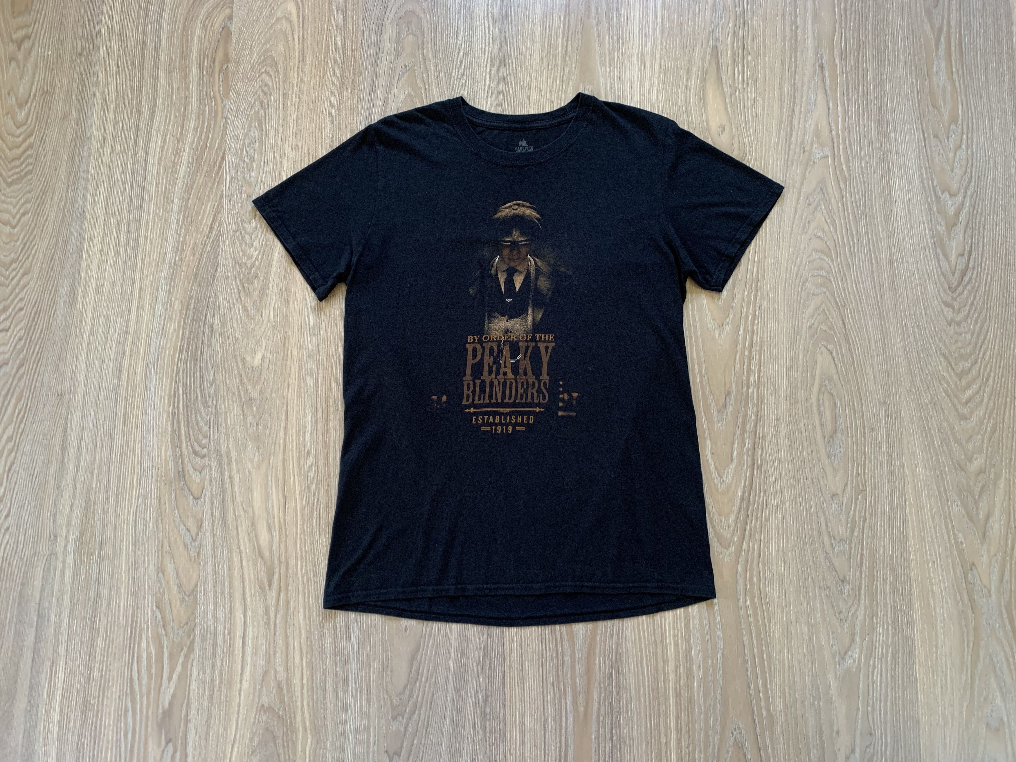 Vintage Vintage Peaky Blinders 2013 Black Printed T Shirt Size US M / EU 48-50 / 2 - 1 Thumbnail