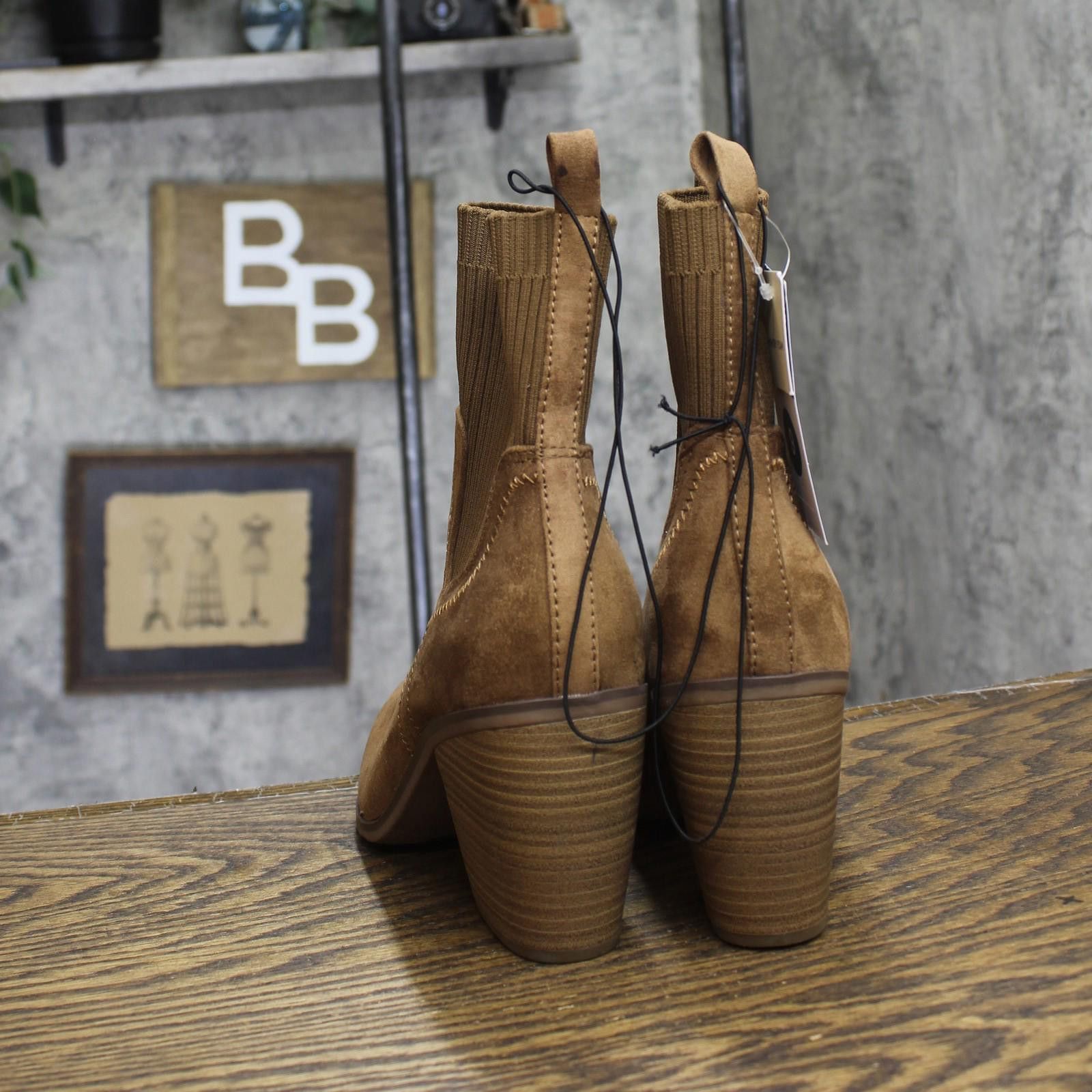 Other Universal Thread Womens Ankle Boots 88225775 Cognac Brown 9m Size US 9 / IT 39 - 4 Thumbnail