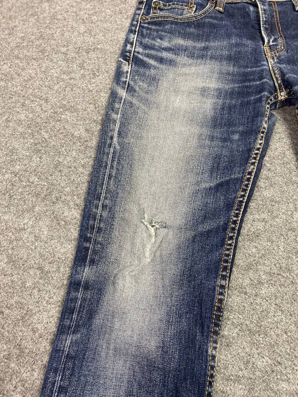 Levi's levis 511 slim distressed denim nice design Size US 32 / EU 48 - 10 Thumbnail
