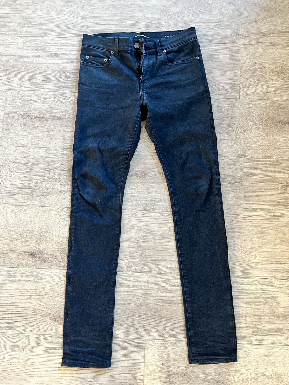 image of Hedi Slimane x Saint Laurent Paris D02 in Black, Men's (Size 28)