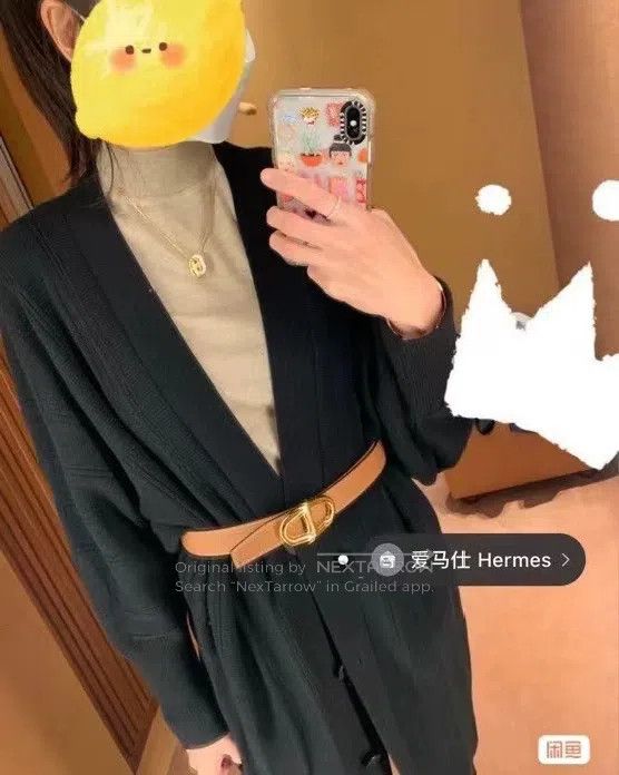 Hermes Hermes Black Faux Fur Cashmere Overcoat Size XXS / US 00 / IT 34 - 9 Thumbnail