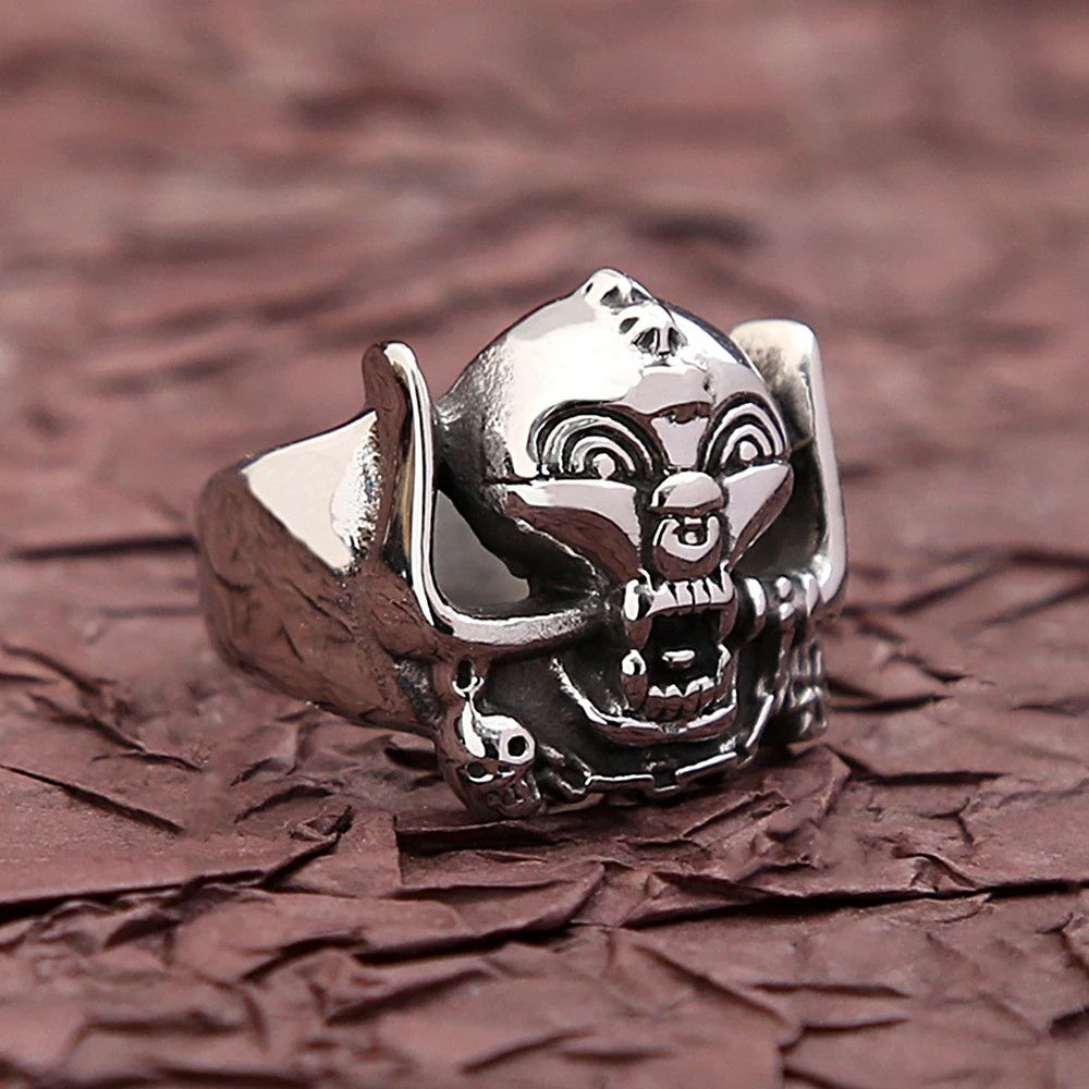 Japanese Brand × Jewelry × Vintage unique Skull Ring Size ONE SIZE - 1 Thumbnail