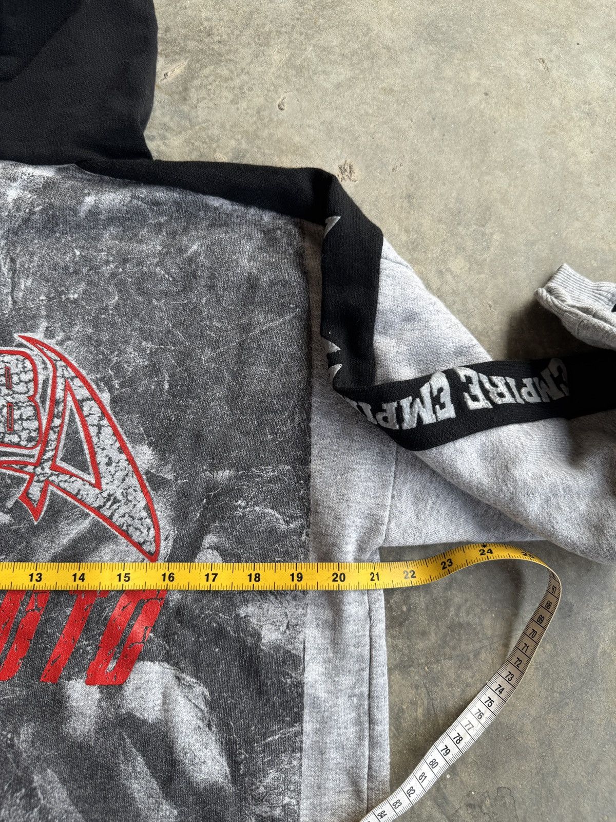 Band Tees × Vintage *RARE* VINTAGE 90s 1993 LITFIBA EMPIRE HOODIE BAND ITALY Size US L / EU 52-54 / 3 - 7 Thumbnail