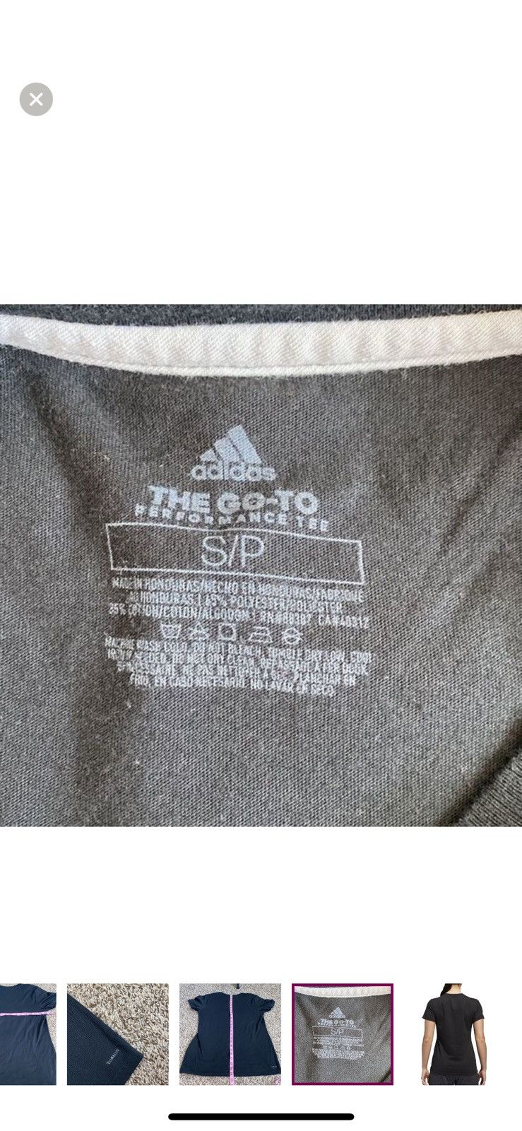 Adidas Adidas small the go to performance tee Size S / US 4 / IT 40 - 6 Thumbnail