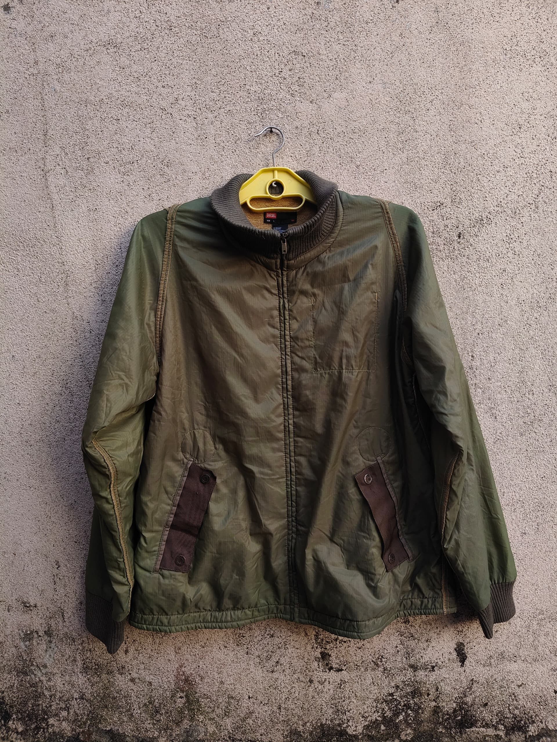 Diesel VINTAGE DIESEL MILITARY QUILTED BOMBER JACKET Size US L / EU 52-54 / 3 - 2 Thumbnail