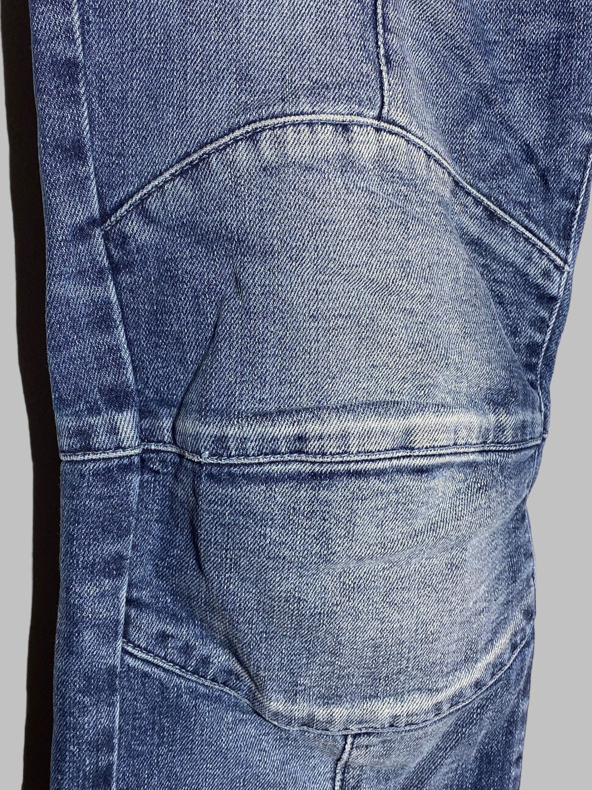 Pierre Balmain 🔥 PIERRE BALMAIN MOTO BIKER DENIM Y2K RARE DISTRESSED JEANS Size US 34 / EU 50 - 9 Thumbnail