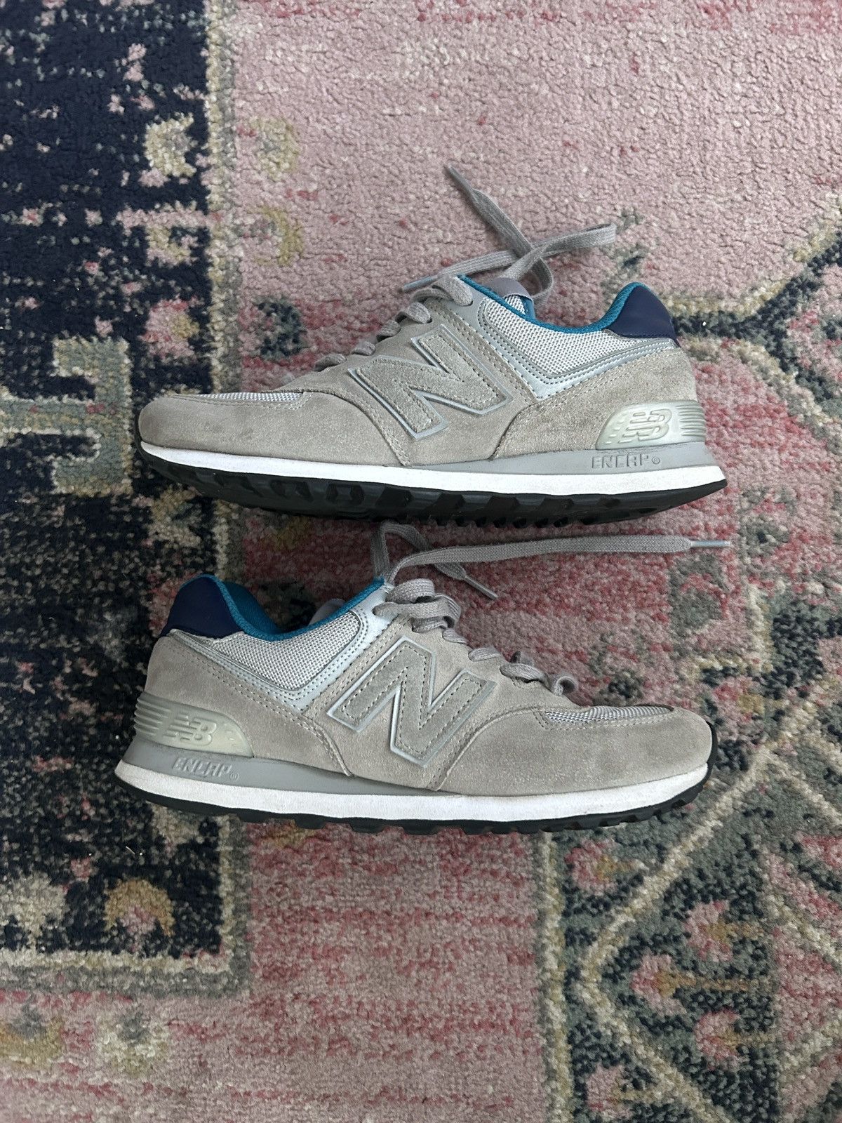 New Balance FIGS X New Balance 574 Size US 8.5 / IT 38.5 - 1 Thumbnail