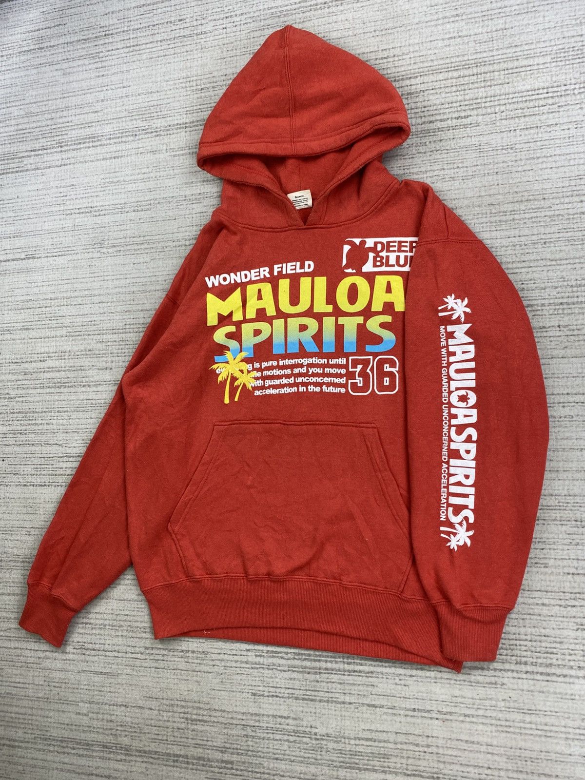 If Six Was Nine × Japanese Brand Vintage Beaumere Mauloa Spirits Print Sweatshirt Hoodie Size US L / EU 52-54 / 3 - 4 Thumbnail