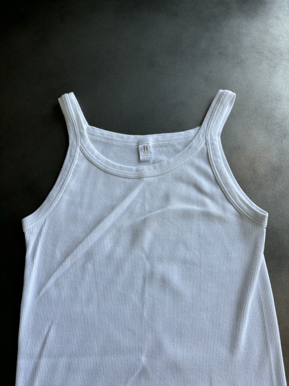 Hanes × Vintage Vintage Tank Top Henri Italy Ribbed Cotton Undershirt Wife Size US M / EU 48-50 / 2 - 1 Thumbnail