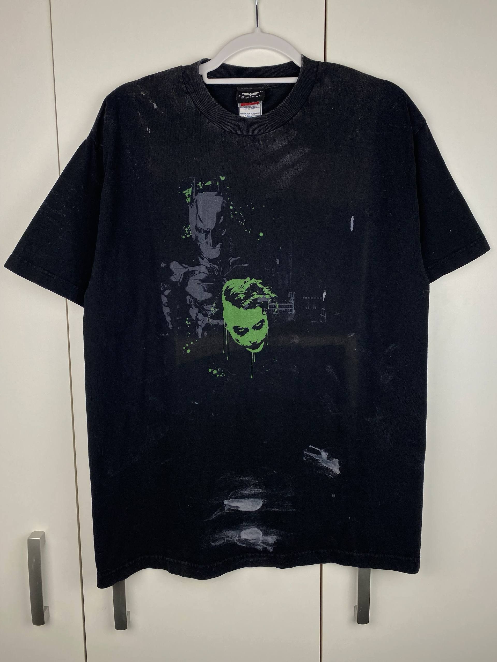 DC Comics Vintage Dark Knight x Joker 2008 Graphic Promo Tee | Grailed