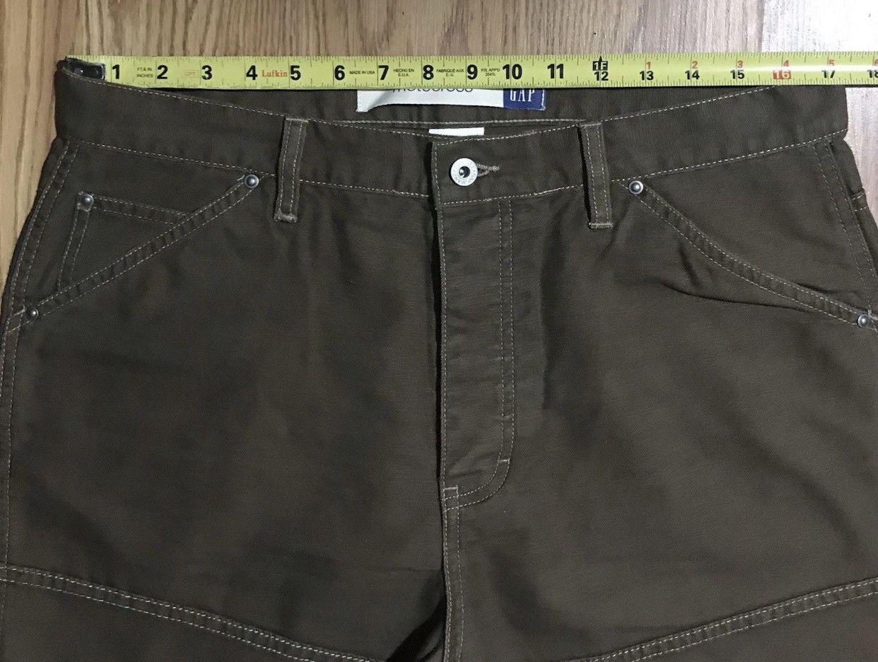 Gap Gap Retro Y2K Motocross Pants Size 35 Brown Denim Canvas Size US 35 - 6 Thumbnail