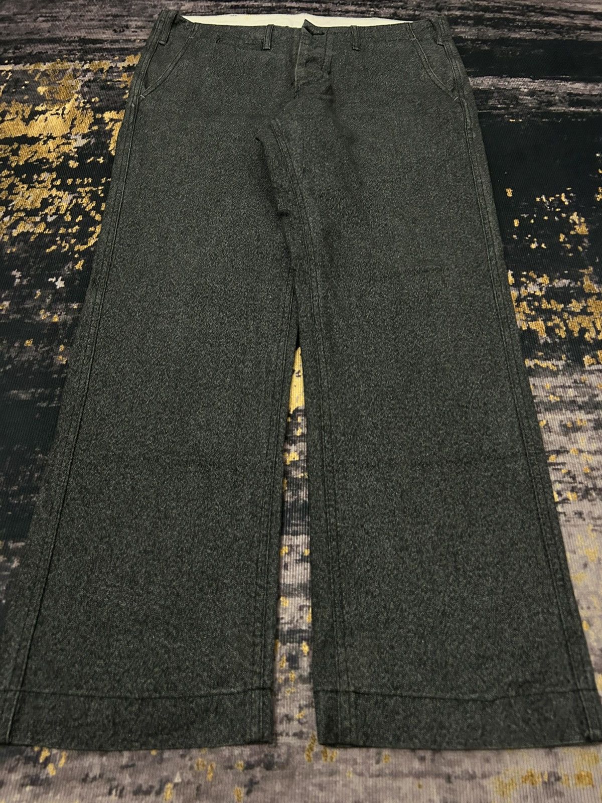 Burgus Plus Burgus Plus Lot 401 Salt & Pepper Military Trouser Pants Size US 34 / EU 50 - 3 Thumbnail