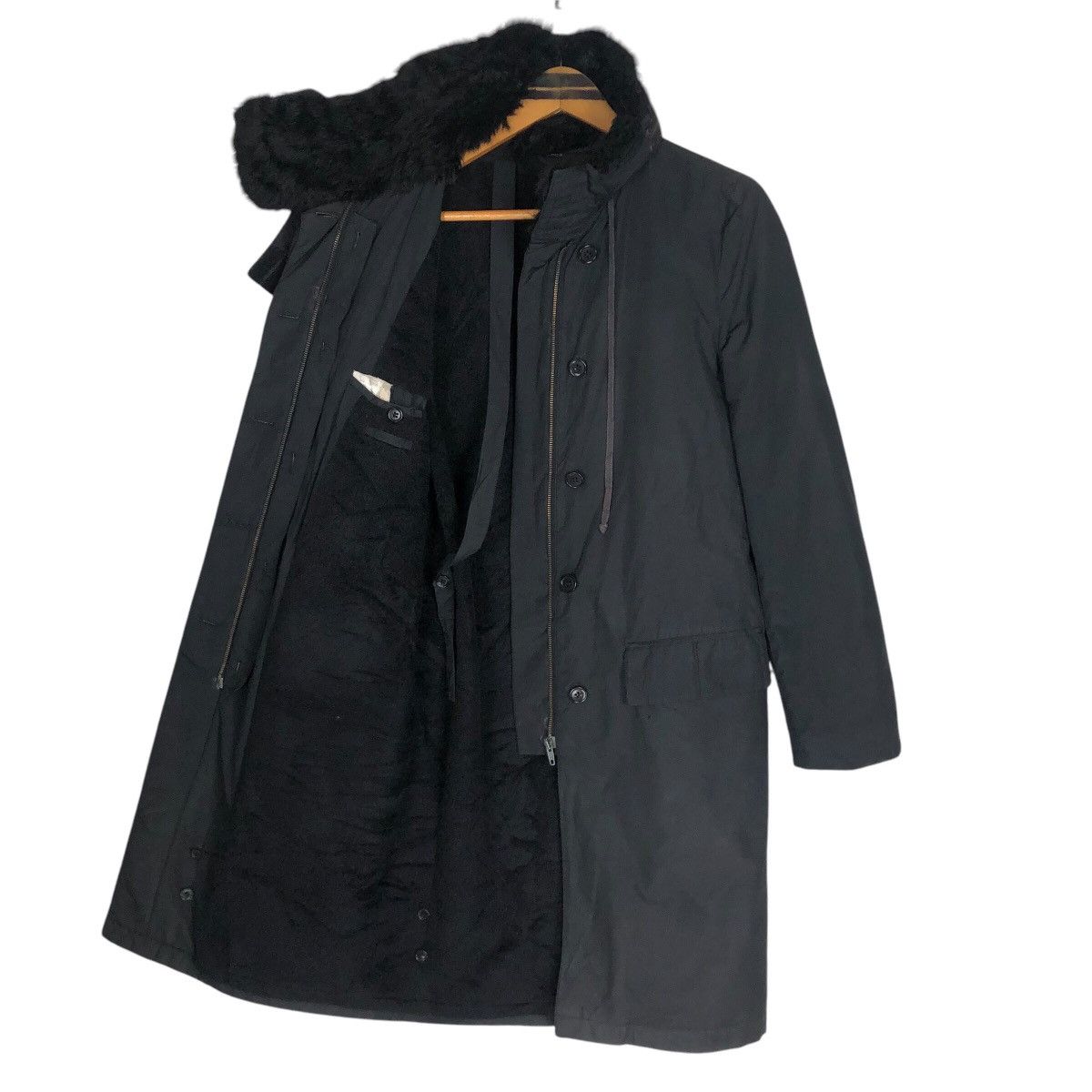 Helmut Lang Vintage Helmut Lang Wool Car Coat Size US S / EU 44-46 / 1 - 14 Thumbnail
