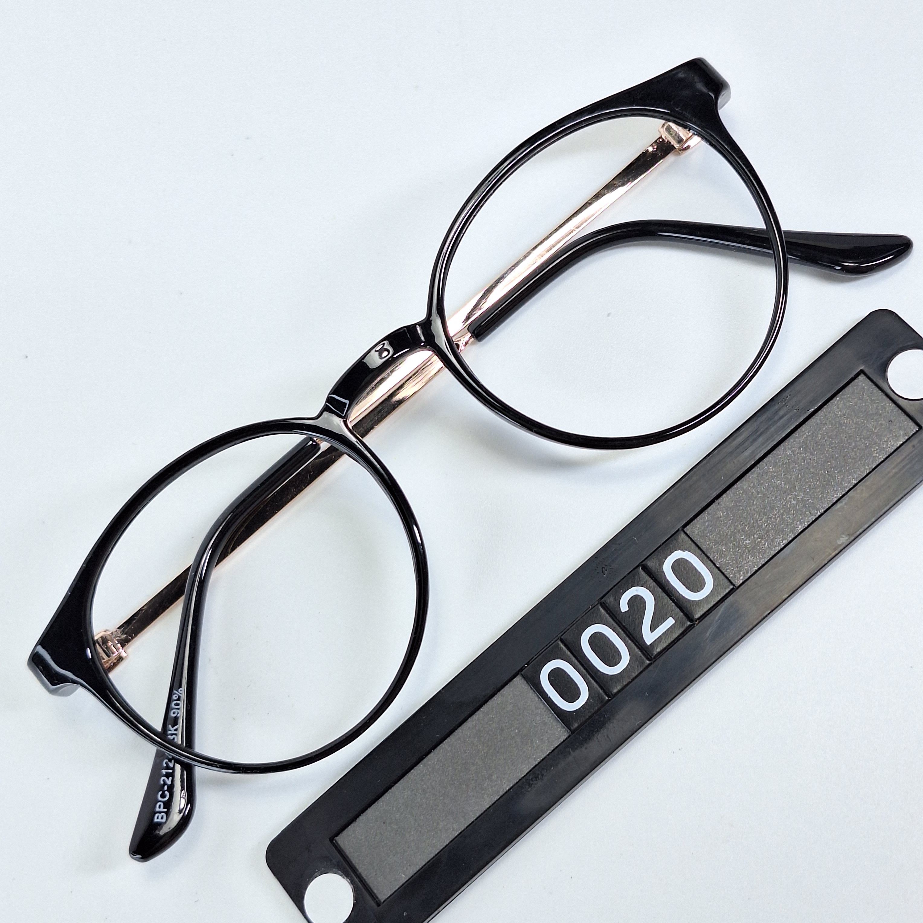 Other 3COINS BPC-2124 Japan Black Gold Boston Eyeglass Frame Size ONE SIZE - 1 Thumbnail