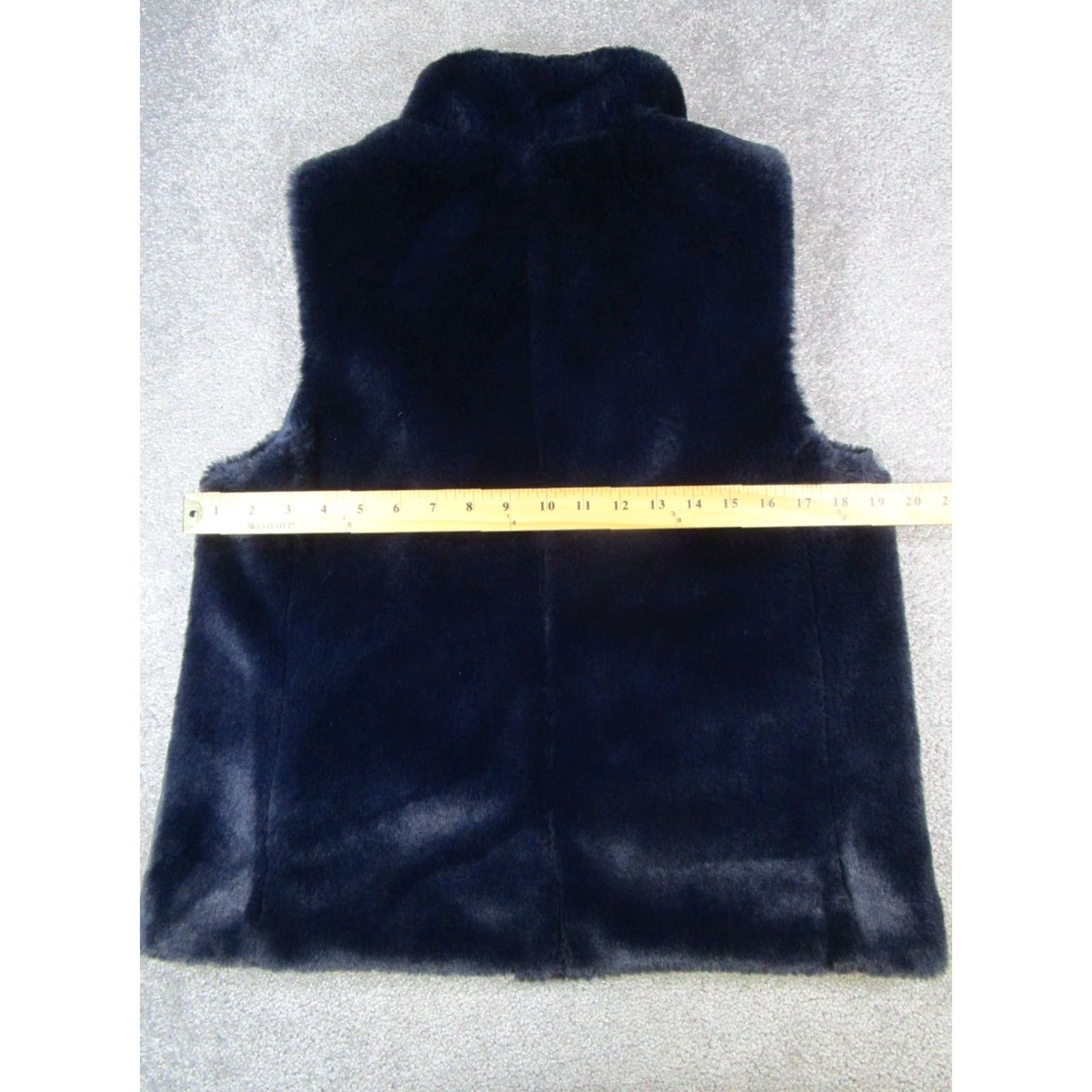 J.Crew J.Crew Vest Womens Medium Blue Full Zip Fleece Size M / US 6-8 / IT 42-44 - 5 Thumbnail