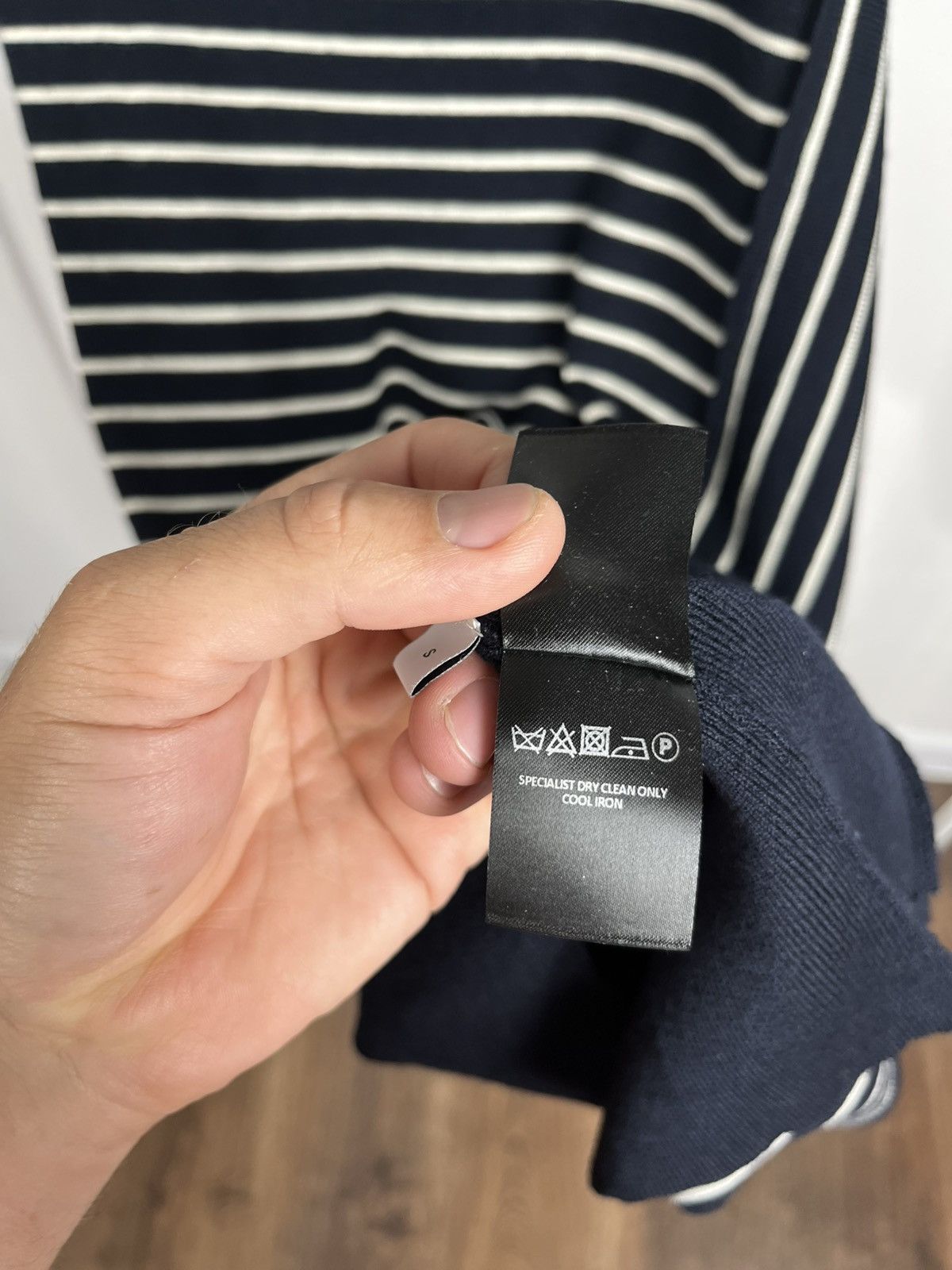 JW Anderson JW Anderson Women’s Striped Merino Wool Asymmetric Skirt S Size 28" / US 6 / IT 42 - 10 Thumbnail