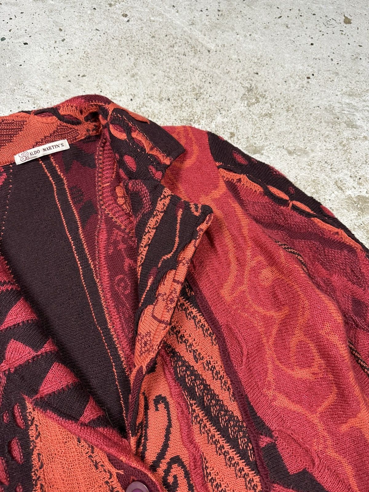 Coogi × Vintage Vintage Y2K Coogi Style Wool Viscose Knit Cardigan Sweater Size US XS / EU 42 / 0 - 9 Thumbnail