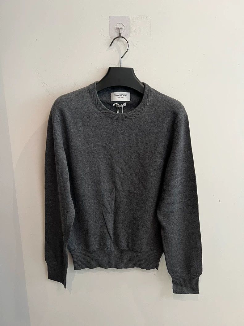 Thom Browne Thom Browne Medium grey sweater Size US S / EU 44-46 / 1 - 1 Thumbnail