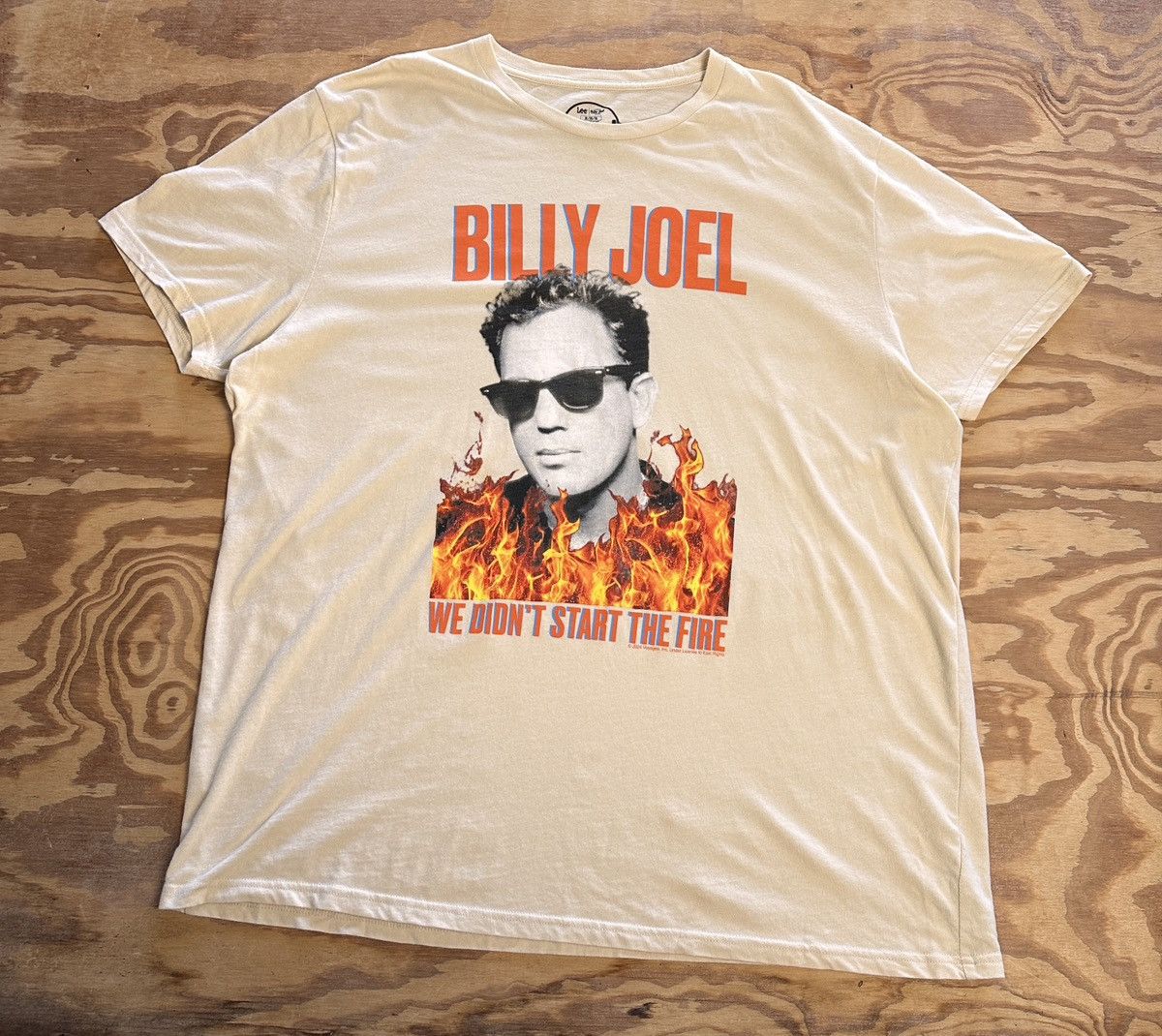 Lee Lee Cream Billy Joel "We Didn't Start The Fire" Size US XL / EU 56 / 4 - 1 Thumbnail