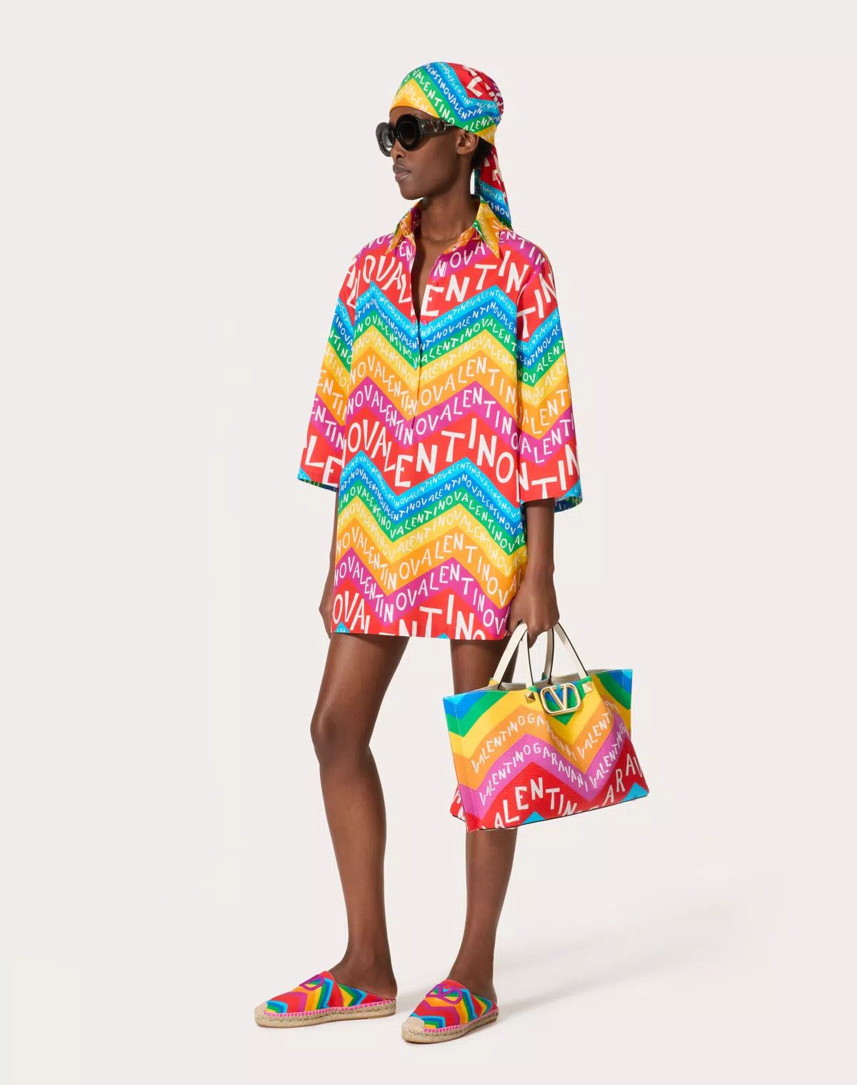 Valentino o1s1wg110625 Size:OS/Escape Medium Shoping Bag in Multicolor Size ONE SIZE - 8 Thumbnail