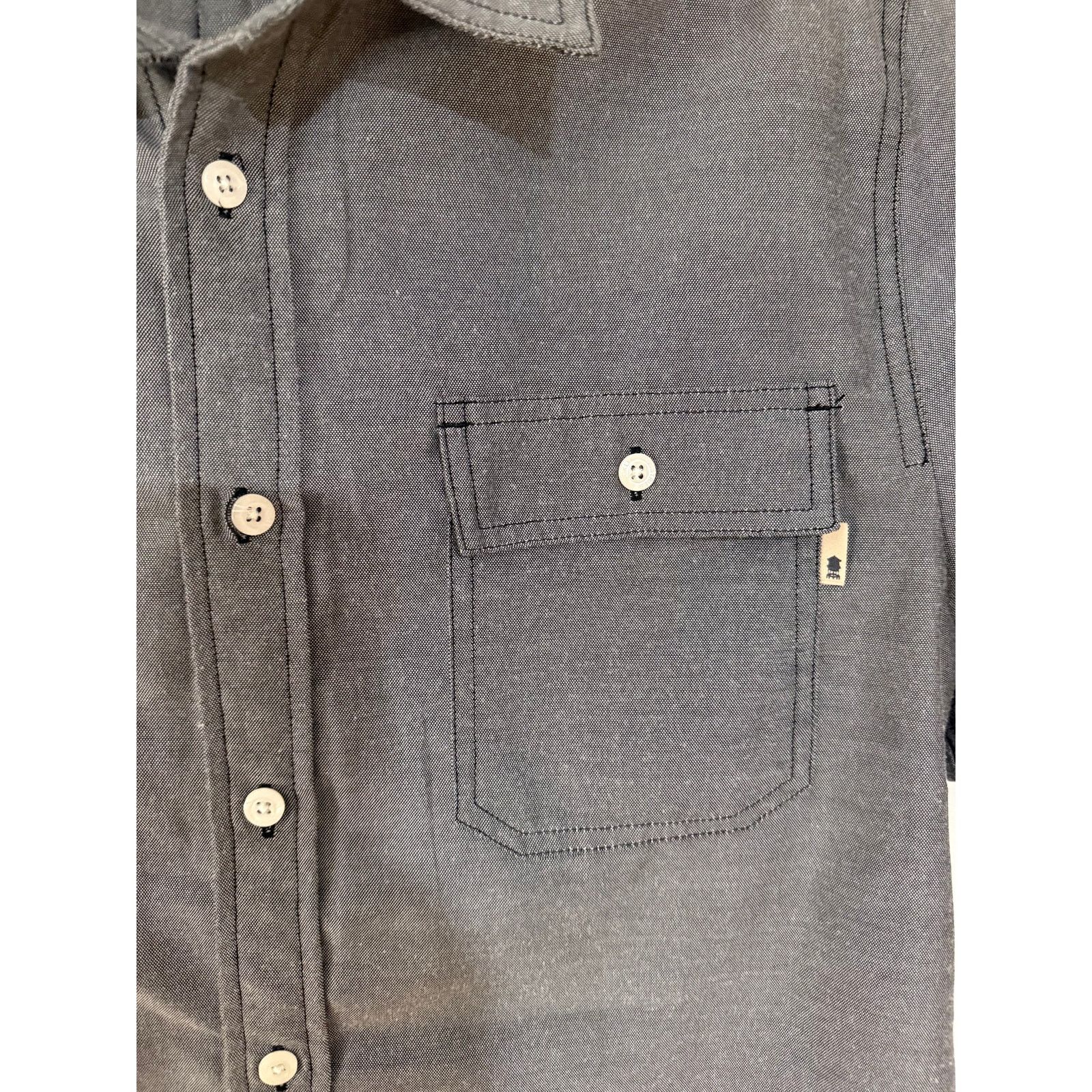 Brooklyn Industries Brooklyn Industries Gray Button Down Short Sleeve -Small Size US S / EU 44-46 / 1 - 5 Thumbnail