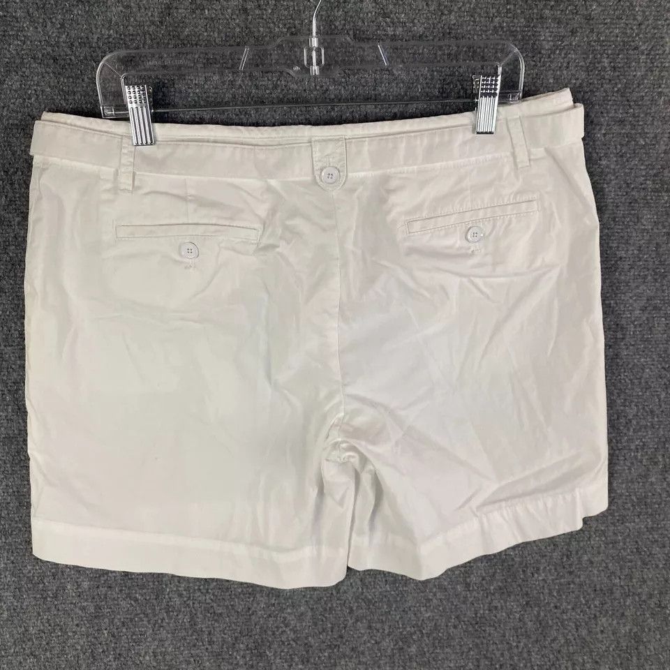 Talbots Talbots Shorts Women's Size 14P Chino Petites White Cotton Size 36" / US 14 / IT 50 - 4 Thumbnail