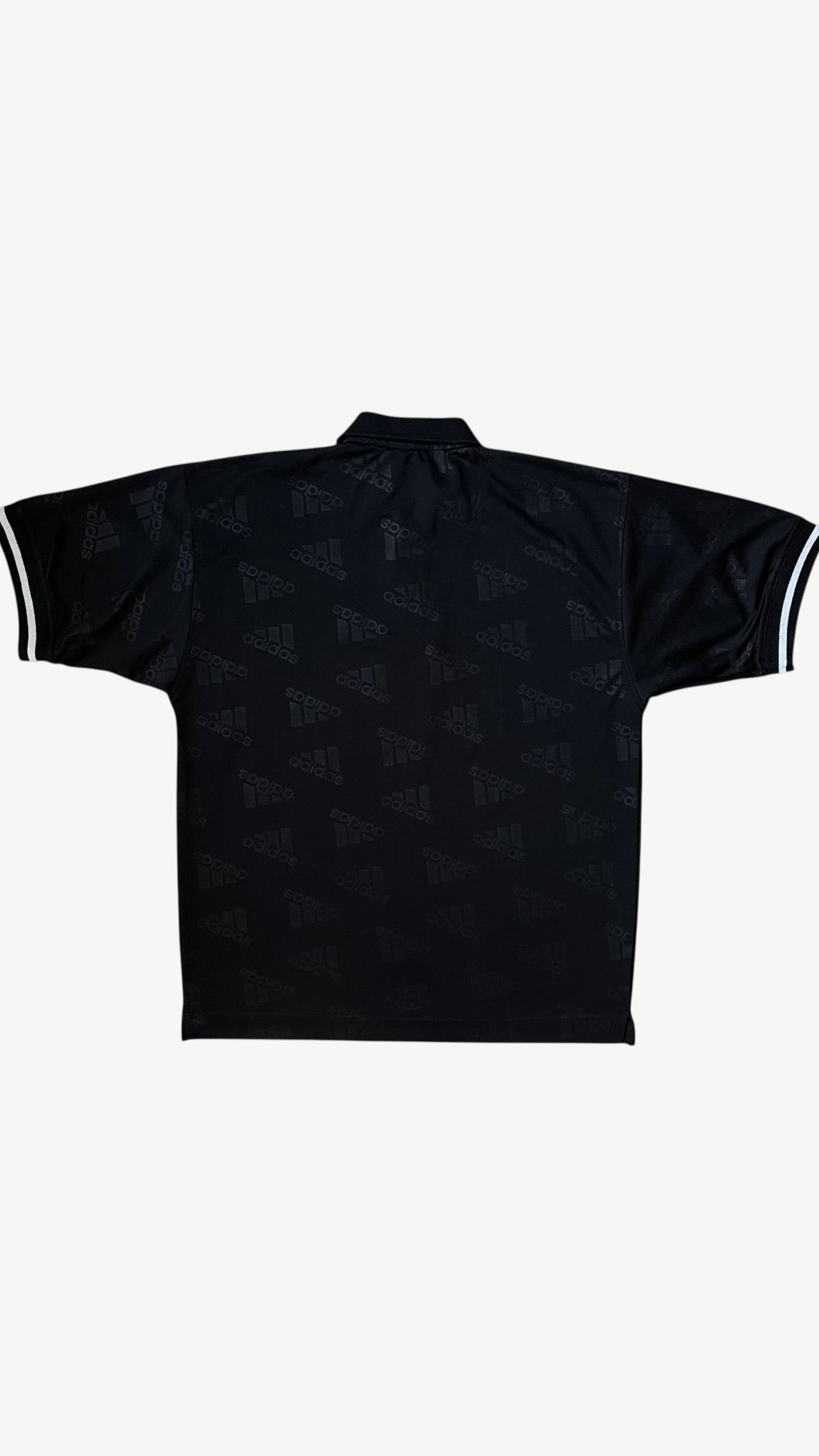Adidas Vintage 90s Men's Adidas Embossed Spell Out Jersey Size US L / EU 52-54 / 3 - 2 Thumbnail