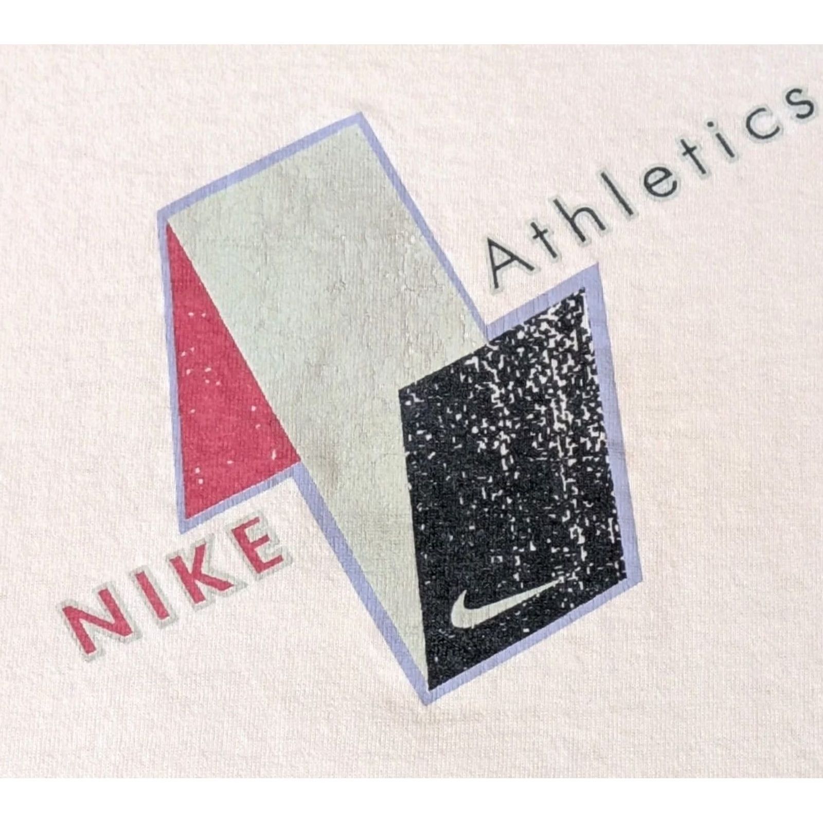 Nike VINTAGE Nike Shirt USA Essentials Streetwear 90s Ivory Adult Large Mens Size US L / EU 52-54 / 3 - 3 Thumbnail