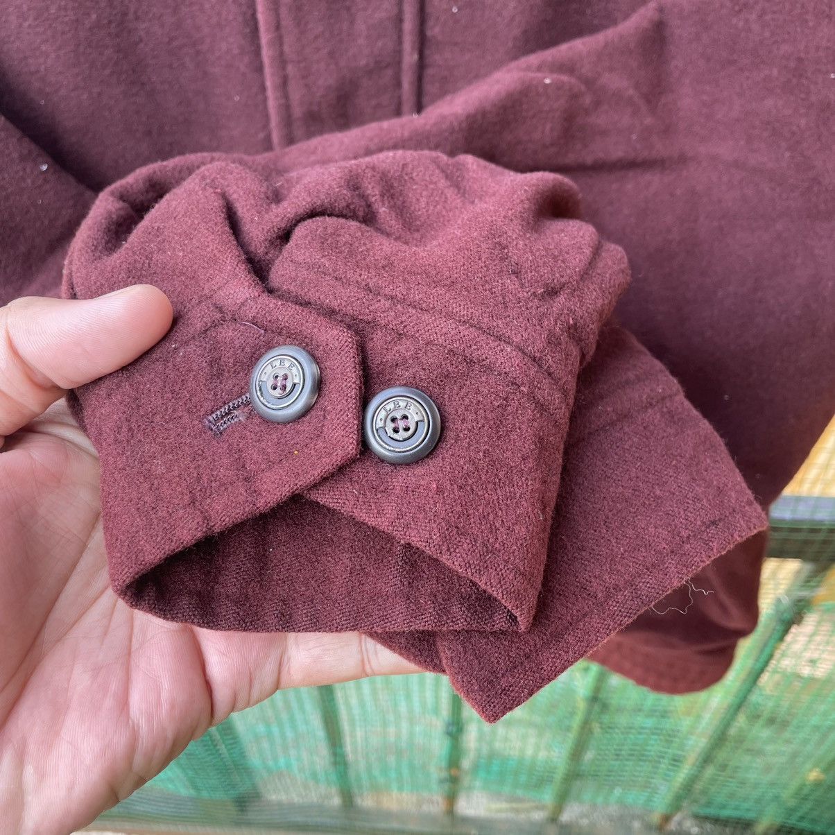 Lee 🔥Vintage Lee Small Logo Full Zipper Wool Maroon Jacket Size US M / EU 48-50 / 2 - 8 Thumbnail