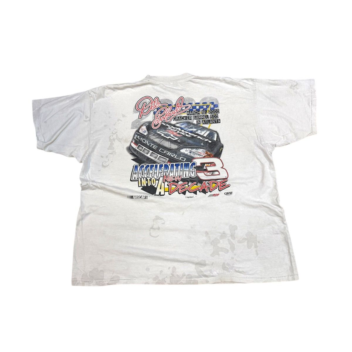 Vintage Vintage 2000s NASCAR Dale Earnhardt Racing T Shirt Ferrari Size US XXL / EU 58 / 5 - 1 Thumbnail