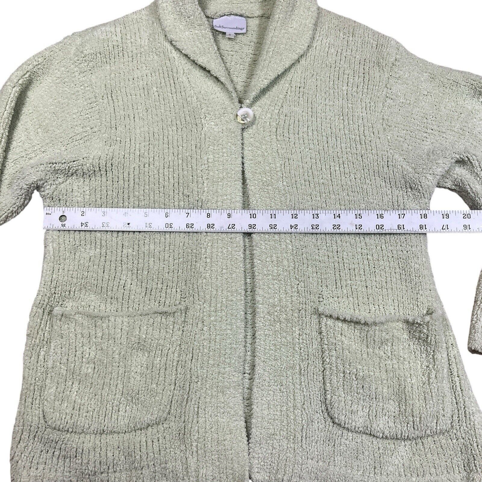 Other SOFT SURROUNDINGS Light Green Cardigan Loungewear Size Small Size S / US 4 / IT 40 - 4 Thumbnail