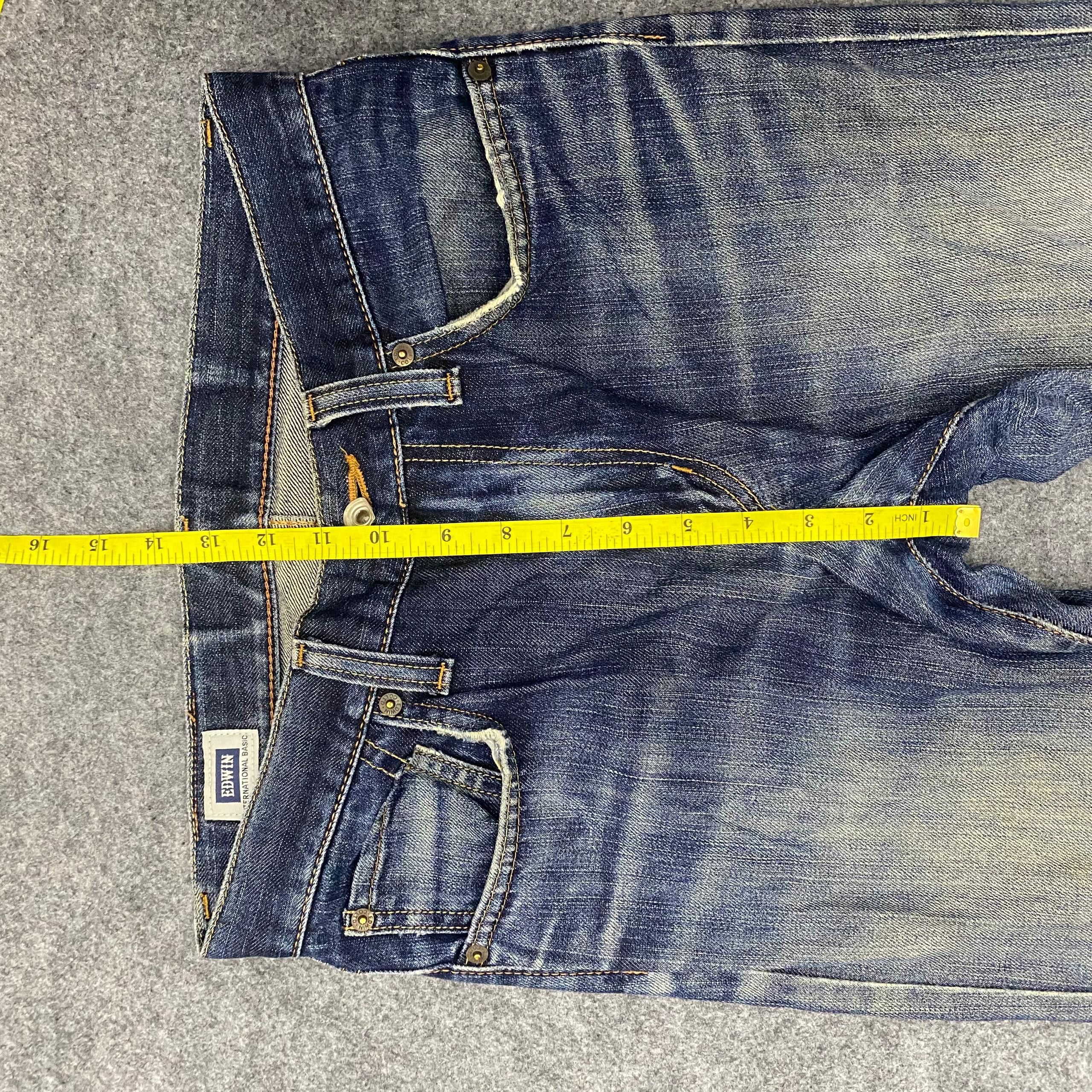 Edwin 💥Best Offer💥Vintage Edwin Distressed Denim Size US 30 / EU 46 - 6 Thumbnail