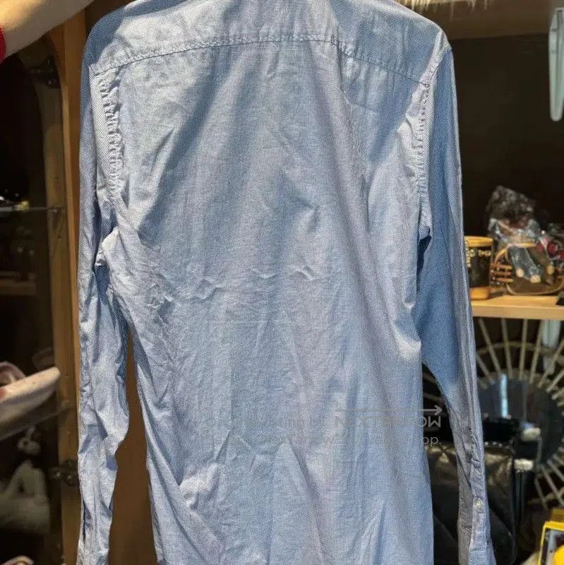 Burberry Burberry Blue Cotton Long Sleeve Shirt. Size US S / EU 44-46 / 1 - 2 Thumbnail