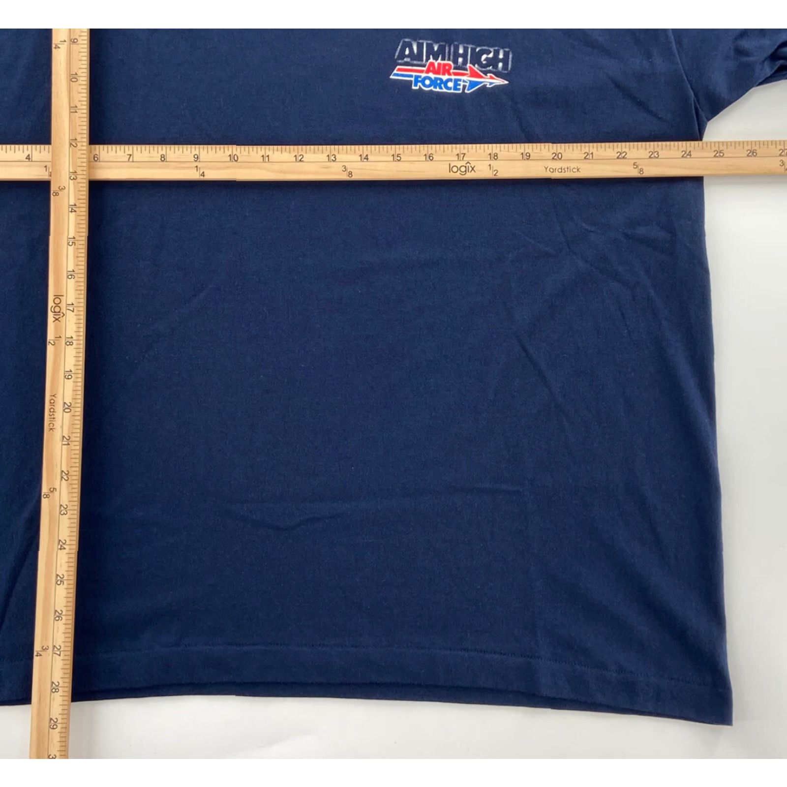 Vintage VINTAGE US Air Force Shirt XL Navy Blue Single Stitch Military Graphic Tee Mens Size US XL / EU 56 / 4 - 7 Thumbnail