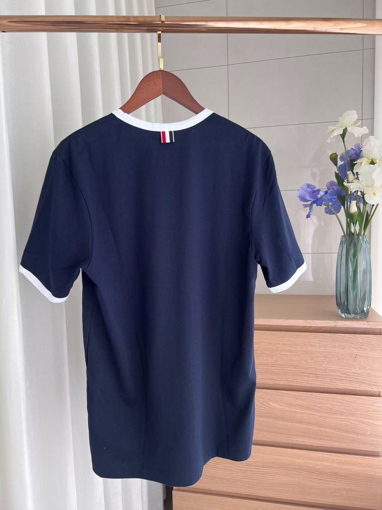Thom Browne Thom Browne Classic Colorblock Short-Sleeve T-Shirt Size US XS / EU 42 / 0 - 2 Thumbnail