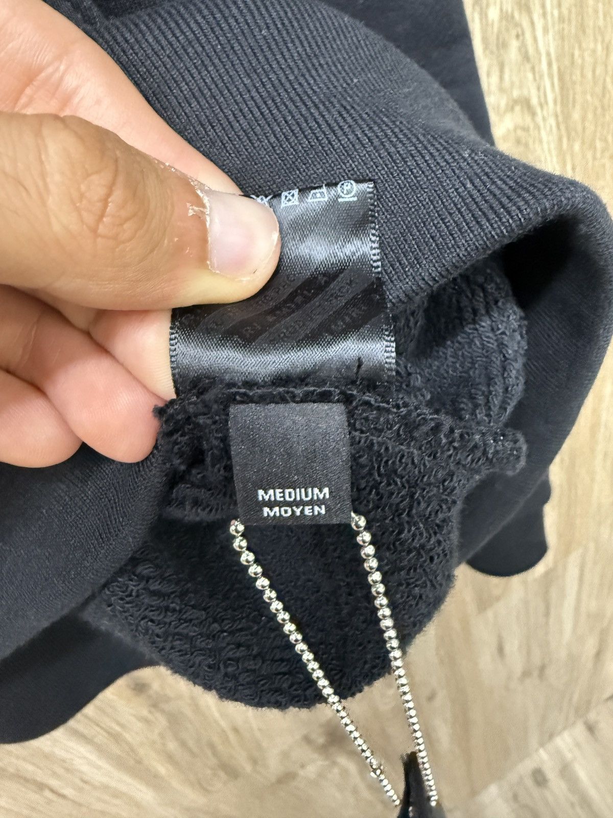 Amiri Amiri Black Logo Hoodie Size US M / EU 48-50 / 2 - 5 Thumbnail