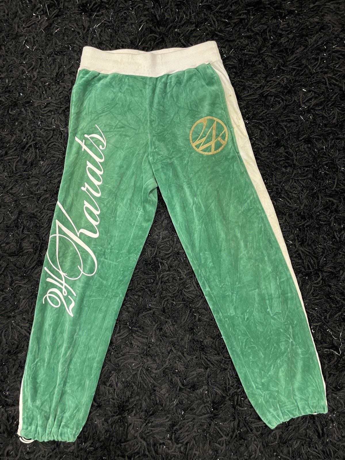 Japanese Brand 24Karat Exile Tribe Sweatpants Big logo Y2K Hip hop style Size US 32 / EU 48 - 3 Thumbnail