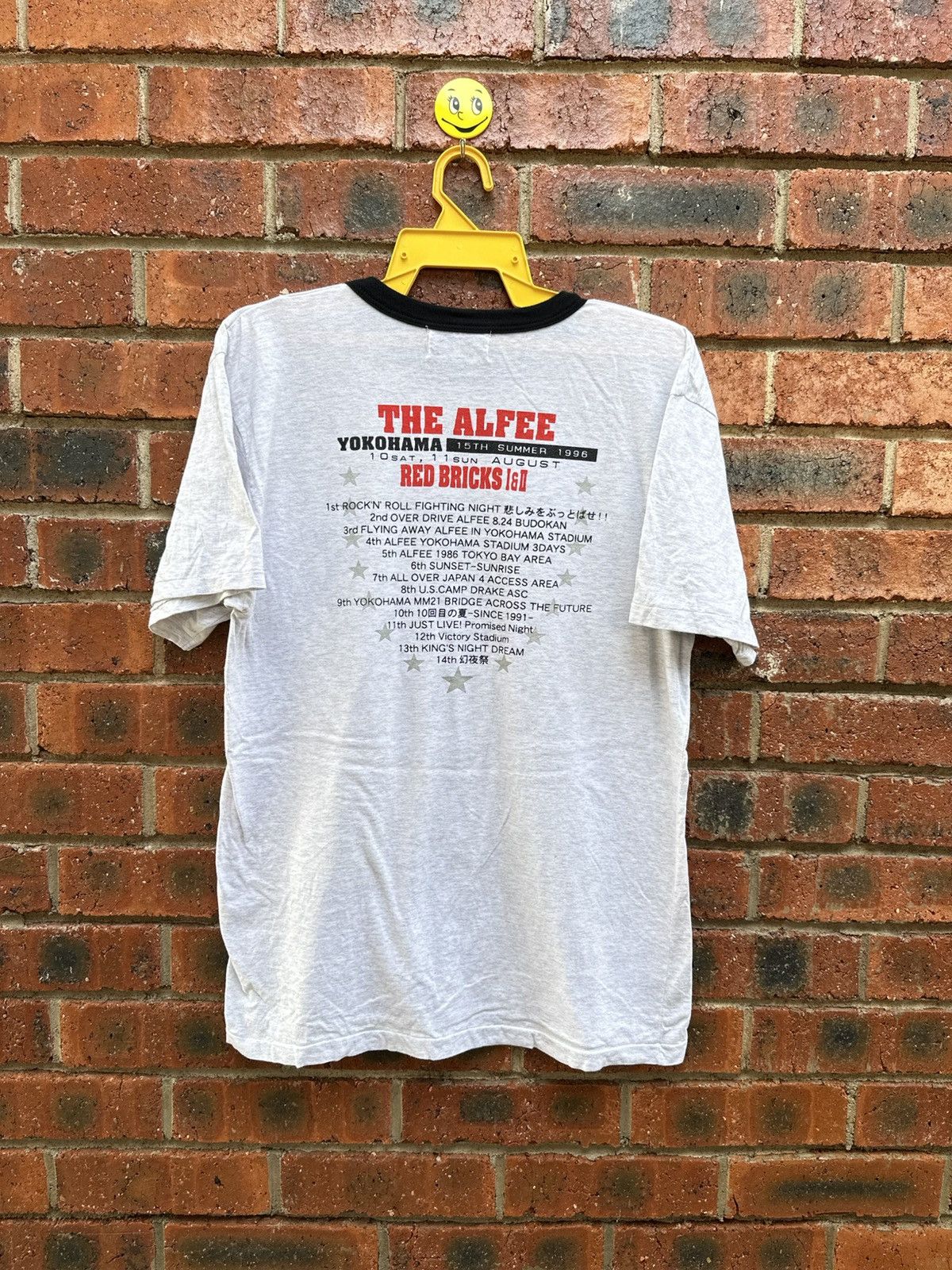 Band Tees × Japanese Brand × Vintage Vintage The Alfee Red Bricks 1&2 Tee Size US M / EU 48-50 / 2 - 5 Thumbnail