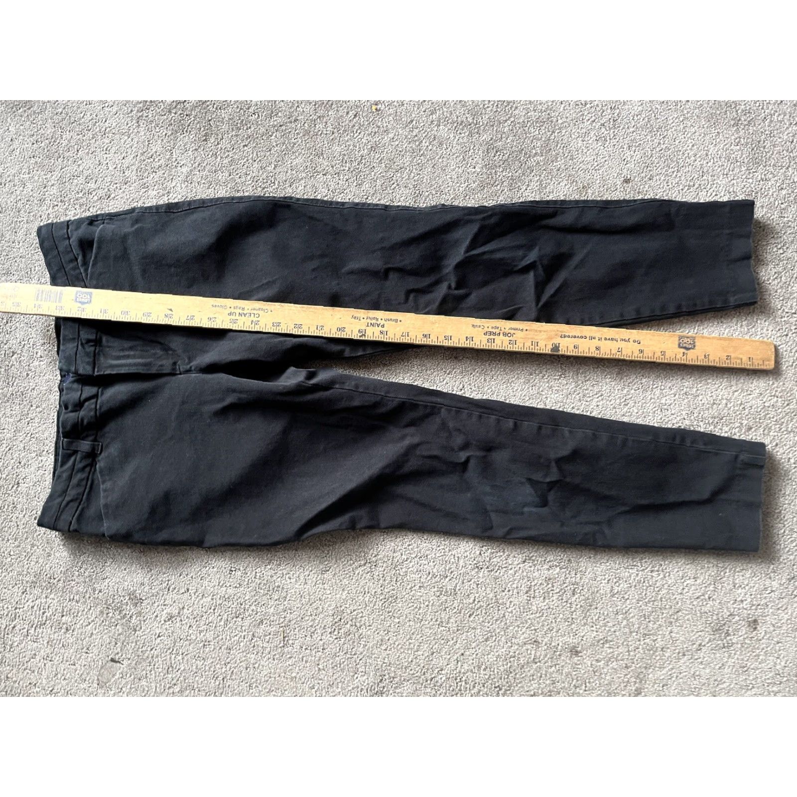 Gap VINTAGE Gap Women’s Cropped Pants Size 8 Black City Pattern Cotton Blend Casual Size 30" / US 8 / IT 44 - 6 Thumbnail